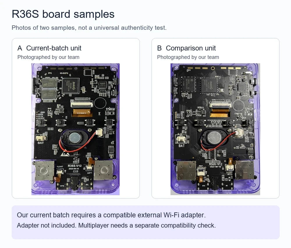 R36S Original vs Clone: What to Check Before You Buy
