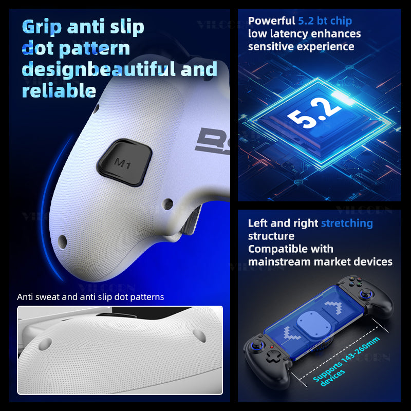 NEOKRATOS Mobile Gaming Controller For Android iPad Tablet Telescopic Gamepad