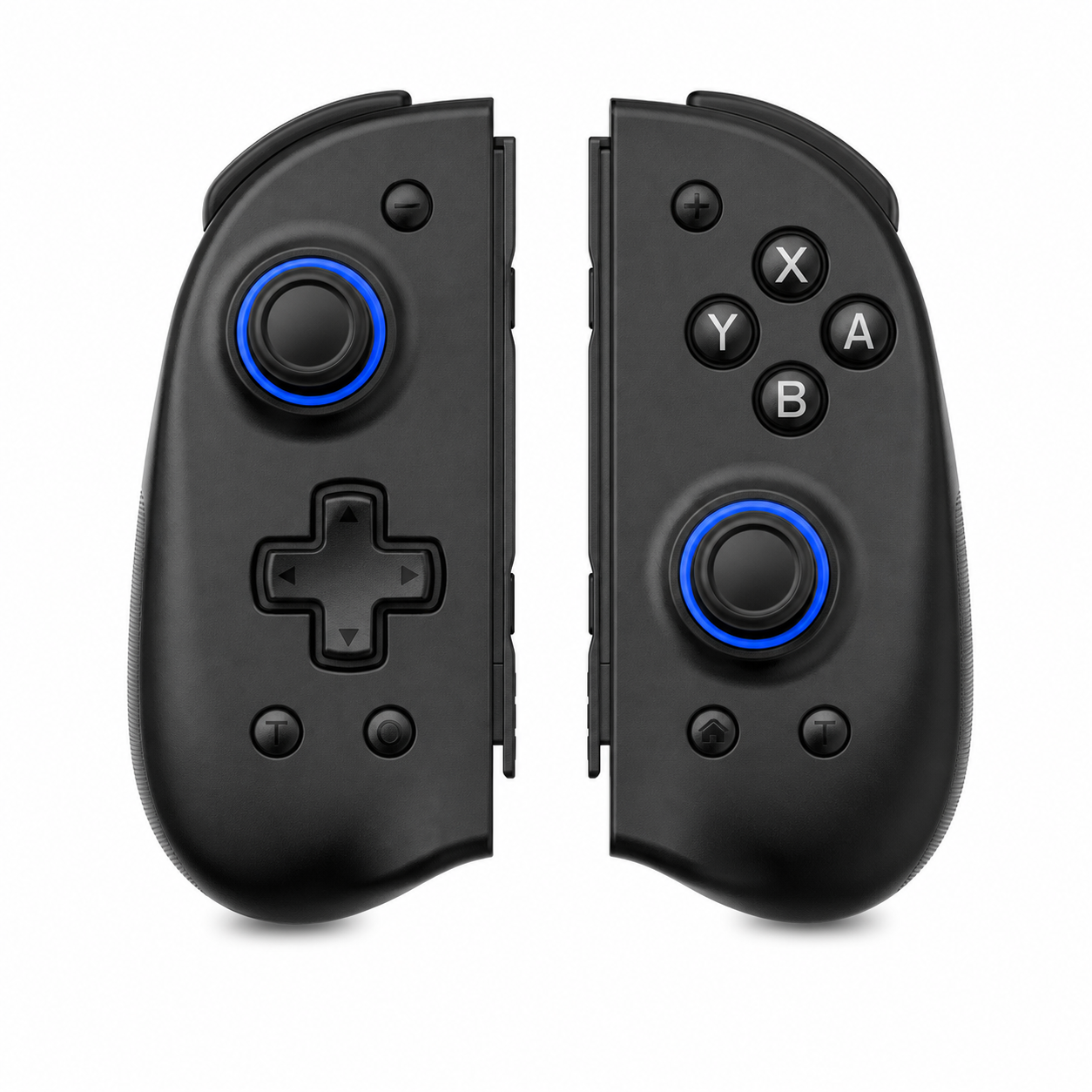 Black NEOKRATOS Hall-effect detachable controller pair for Nintendo Switch and Switch OLED